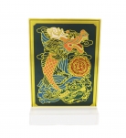 Dragon Carp with 3-Legged Toad Plaque