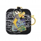 Dragon Carp w/ 3-Legged Toad Amulet Keychain