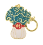 Pak Choy Amulet Keychain