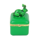 Green Rabbit Peach Blossom Treasure Box