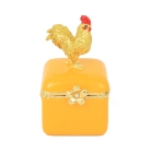 Gold Rooster Peach Blossom Treasure Box