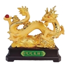 16 Inch Golden Dragon Statue