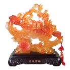 Dragon Phoenix with Symbol of Double Happiness, Peony and RuYi