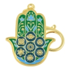 Hamsa Hand Life Force Amulet Keychain