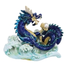 Azure Dragon With Waves