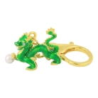Young Green Dragon Talisman Keychain