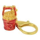 Buckets of Gold & Good Fortune Amulet Keychain