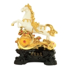 23 Inch Big White Horse Statue on RuYi