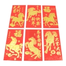 Big Chinese Lucky Money Red Envelopes for Lunar Year of Horse