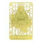 Laughing Buddha Talisman Card for Prosperity