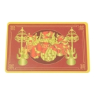 3 Celestial Guardians with Ksitigarbha's Implements Talisman Card