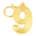 Number 9 Amulet (Gold, Silver)