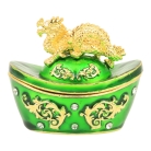 Dragon Treasure Box - Dragon on Ingot