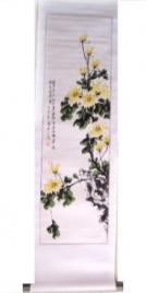 Chrysanthemum Scroll Picture