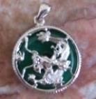 Jade Dragon Pendants