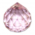 40mm Pink Crystal Ball